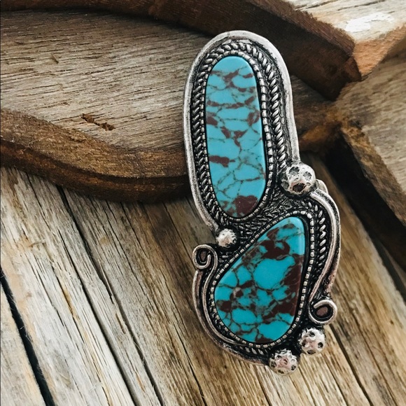 Jewelry - The Nora Ring Faux Turquoise